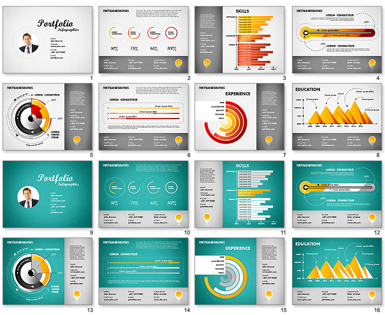 Resume PowerPoint Presentation Template