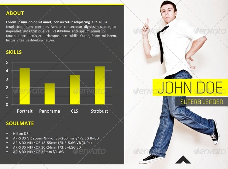 Resume PowerPoint Presentation Template