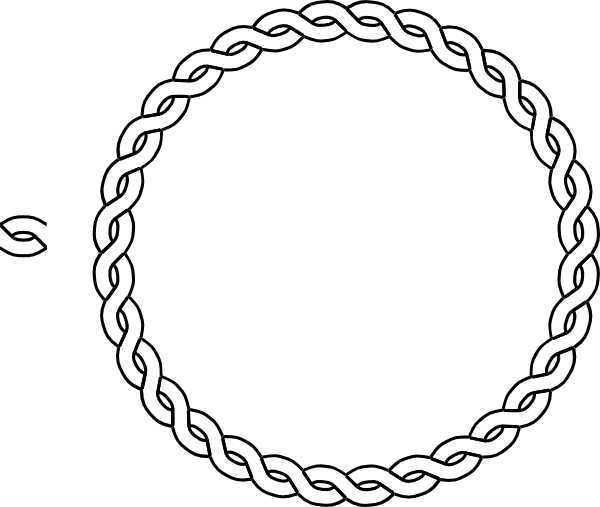 Rope Circle Border Clip Art