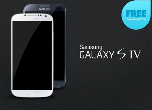 Samsung Galaxy S4 PSD