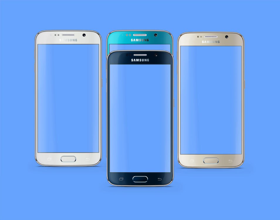 Samsung S6 Phone PSD Template