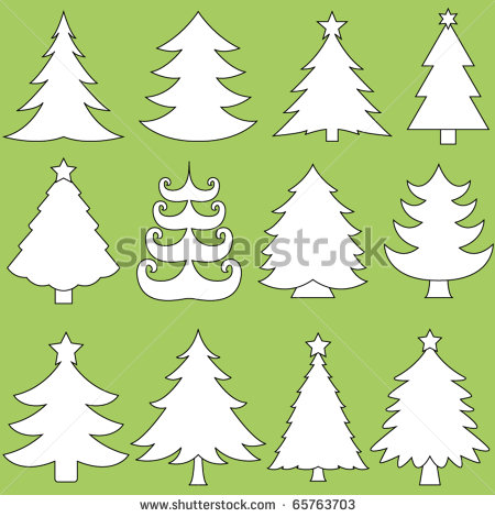 Simple Christmas Tree Silhouette