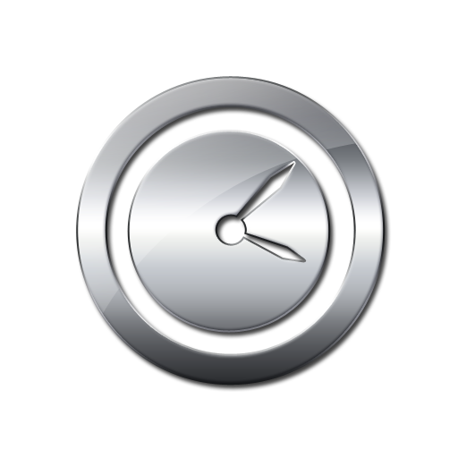 Simple Clock Icon Transparent Background