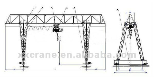 Single Girder Gantry Crane