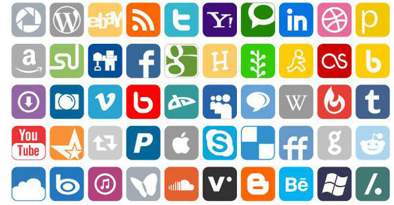 Social Media Facebook Twitter Instagram Icons