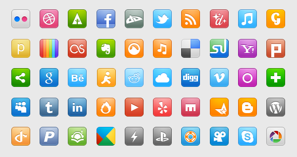 Social Media Icon Set Social Media Icon Set