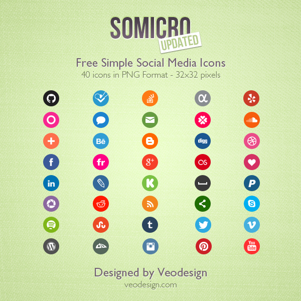 Social Media Icons Free Download