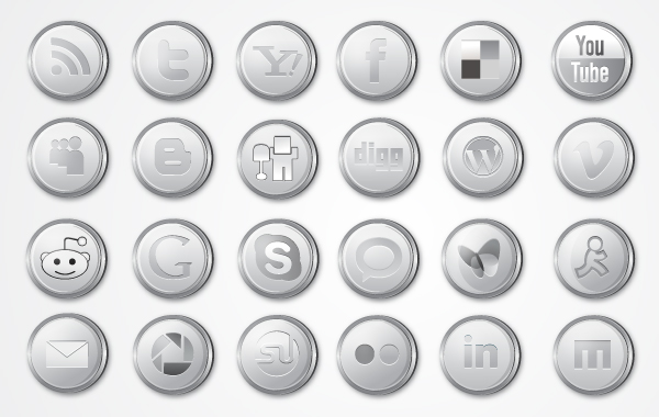 Social Media Icons Vector