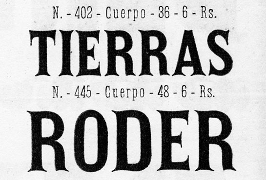 Spanish Fonts Types