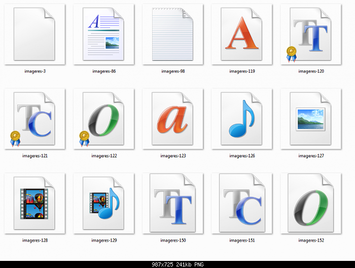 Square Windows Desktop Icons