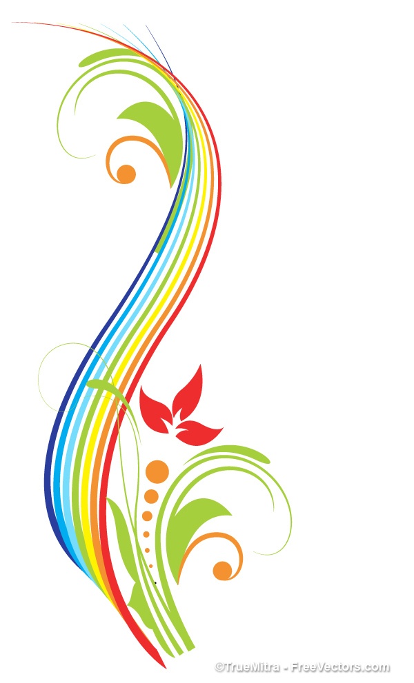 Swirl Flourish Vector Free