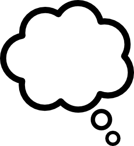 Thinking Cloud Clip Art