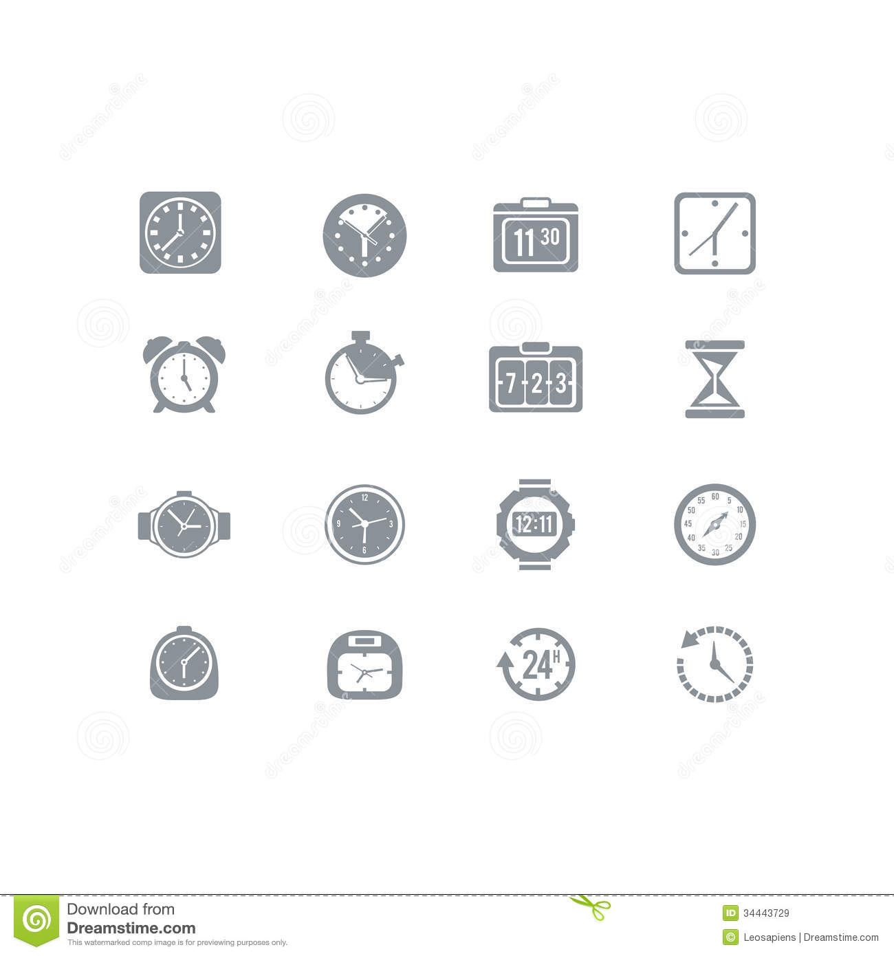 Time Clock Icons Free