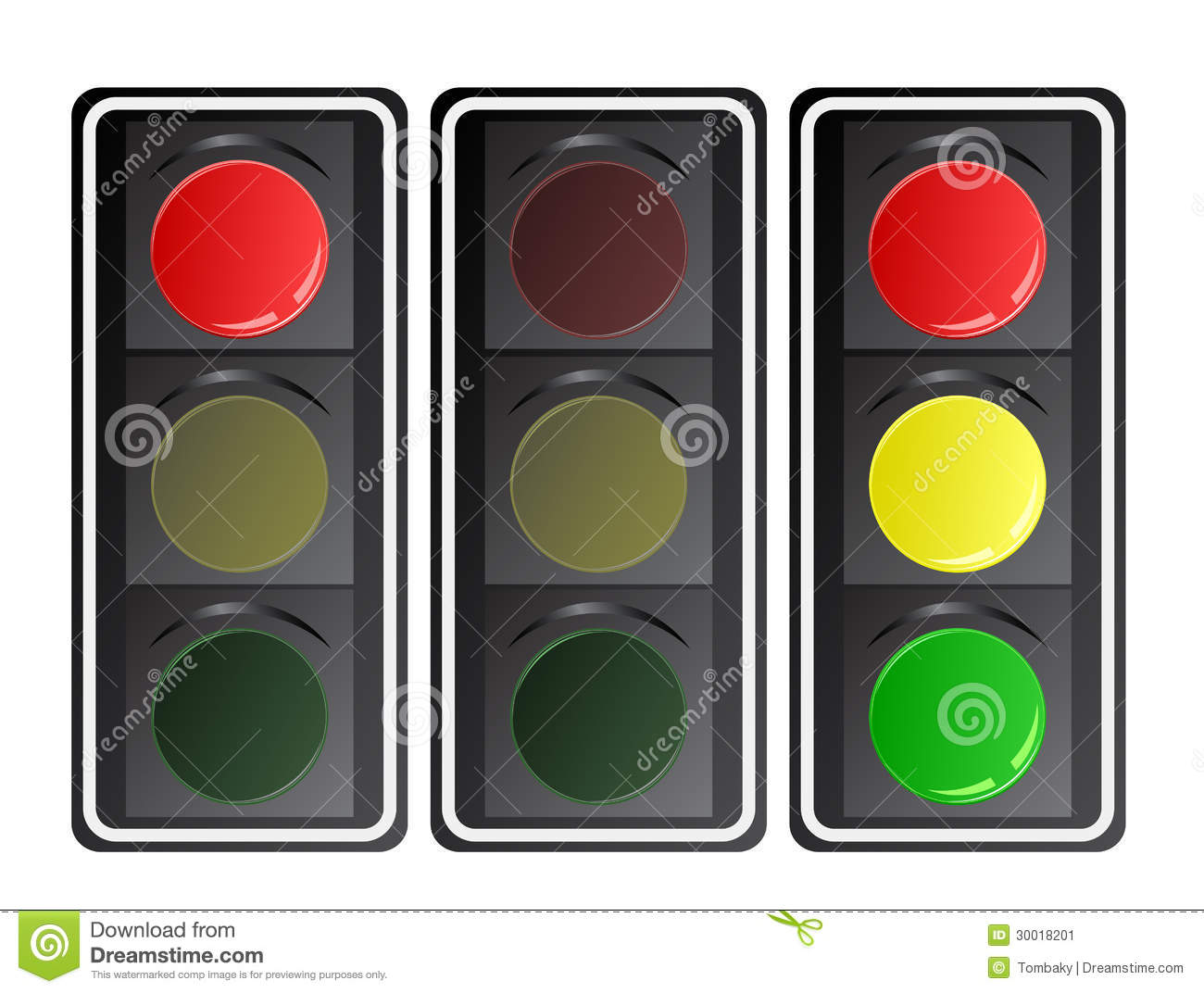 Traffic Light Vector