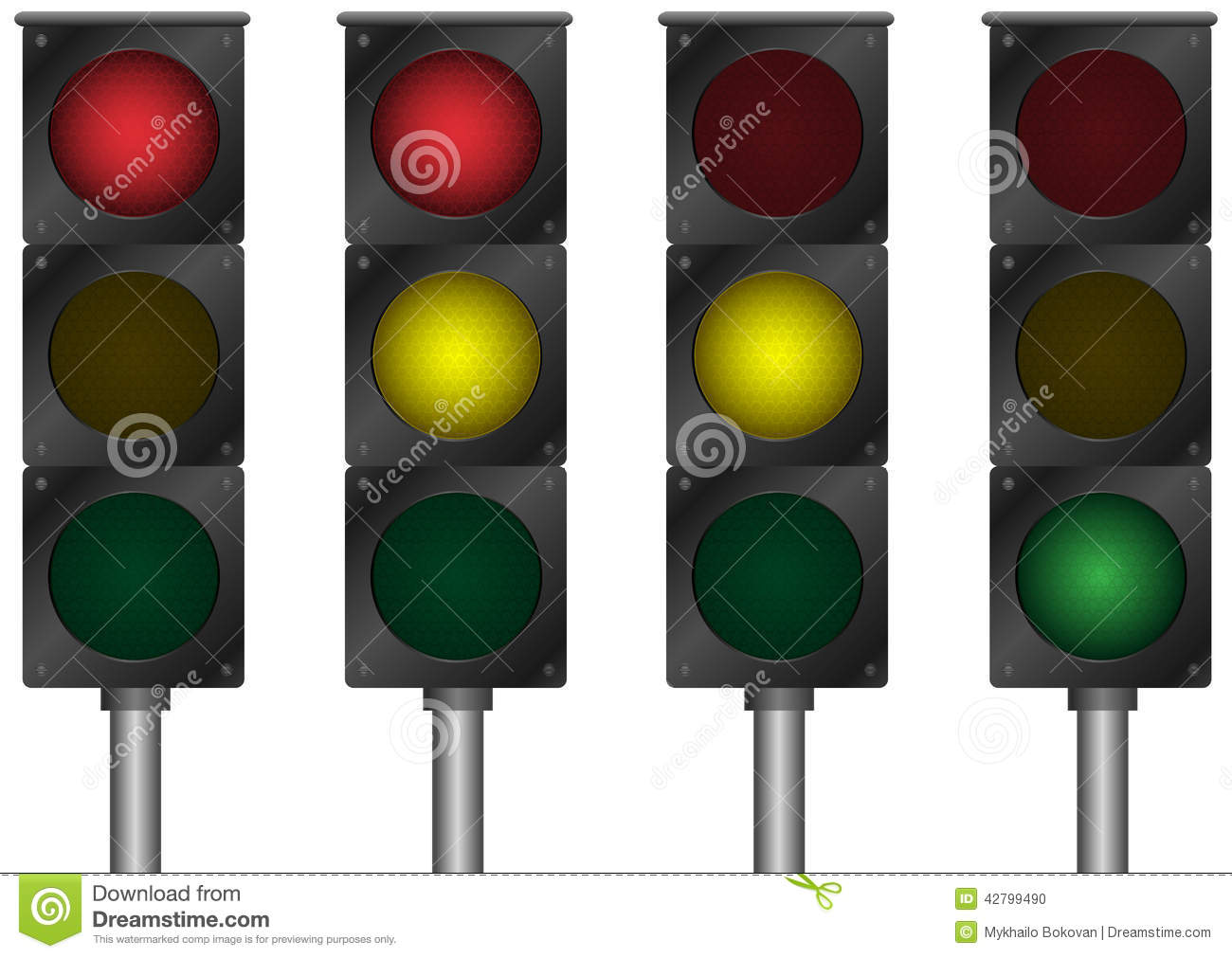 Traffic Light Vector
