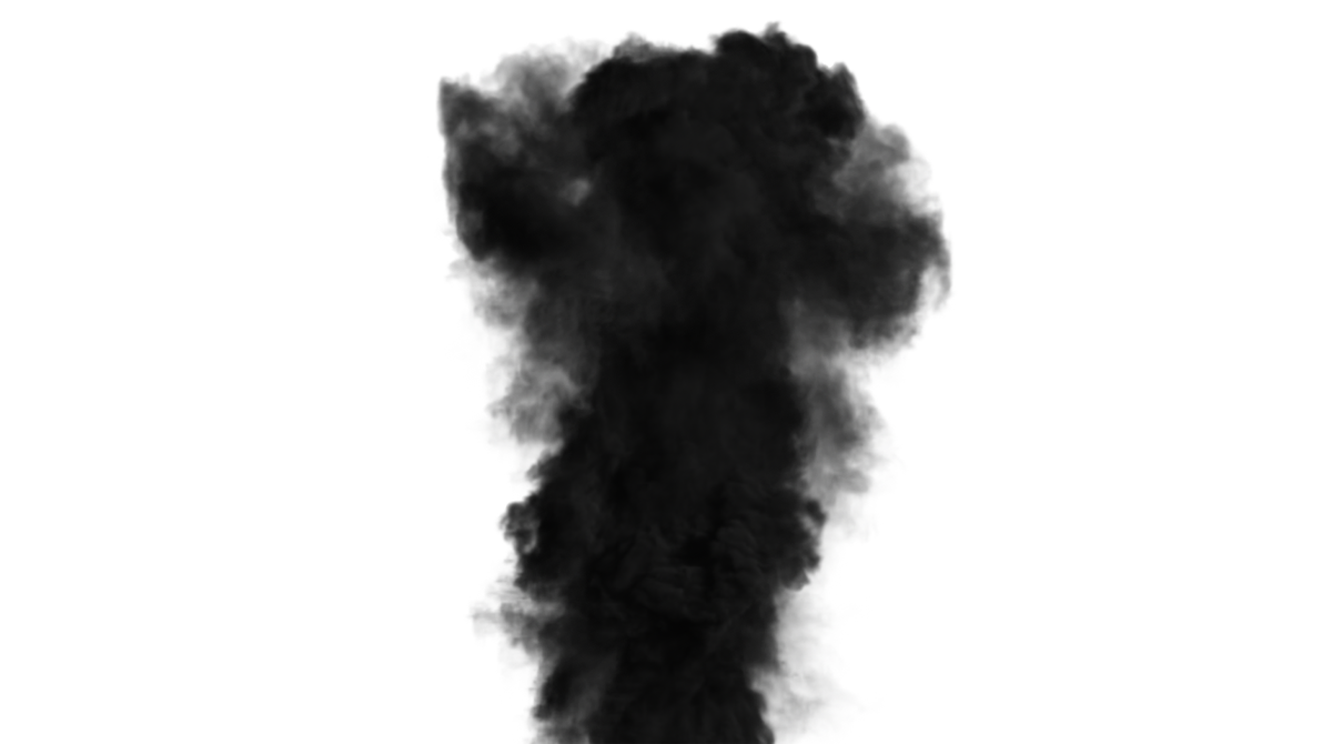 Transparent Black Smoke