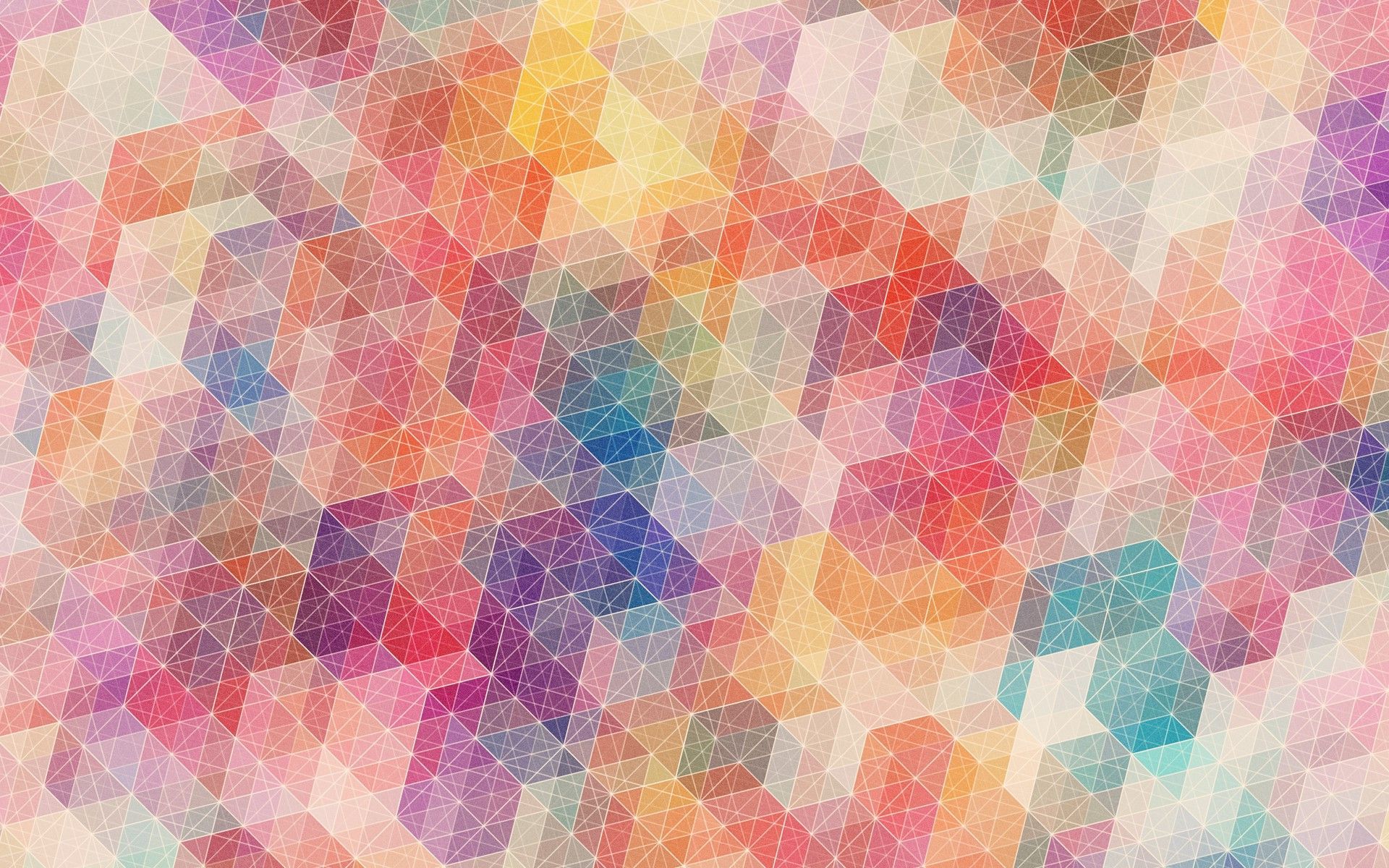 Triangle Geometric Pattern Desktop Wallpaper