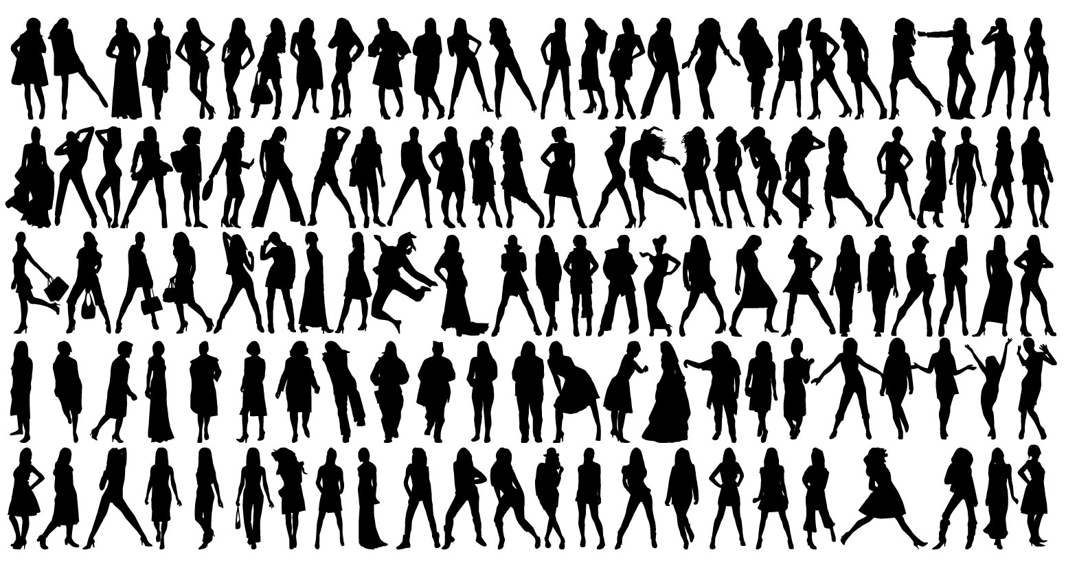 Vector People Silhouettes