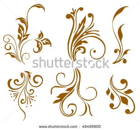 Vectors Decorative Flowers