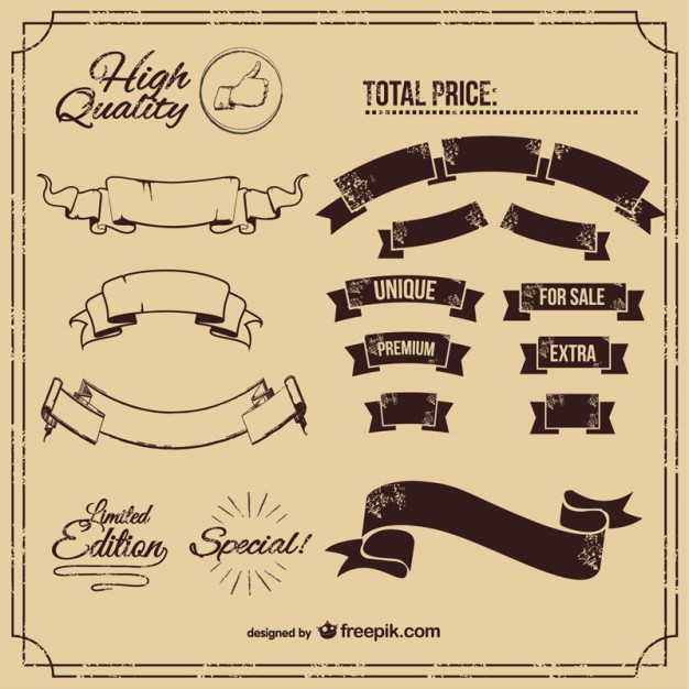 Vintage Banner Vector Free