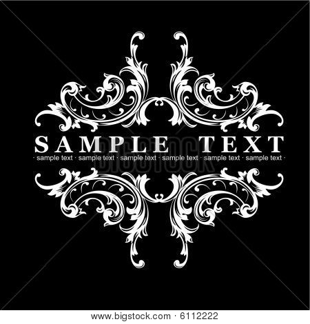 Vintage Black and White Vector Banners