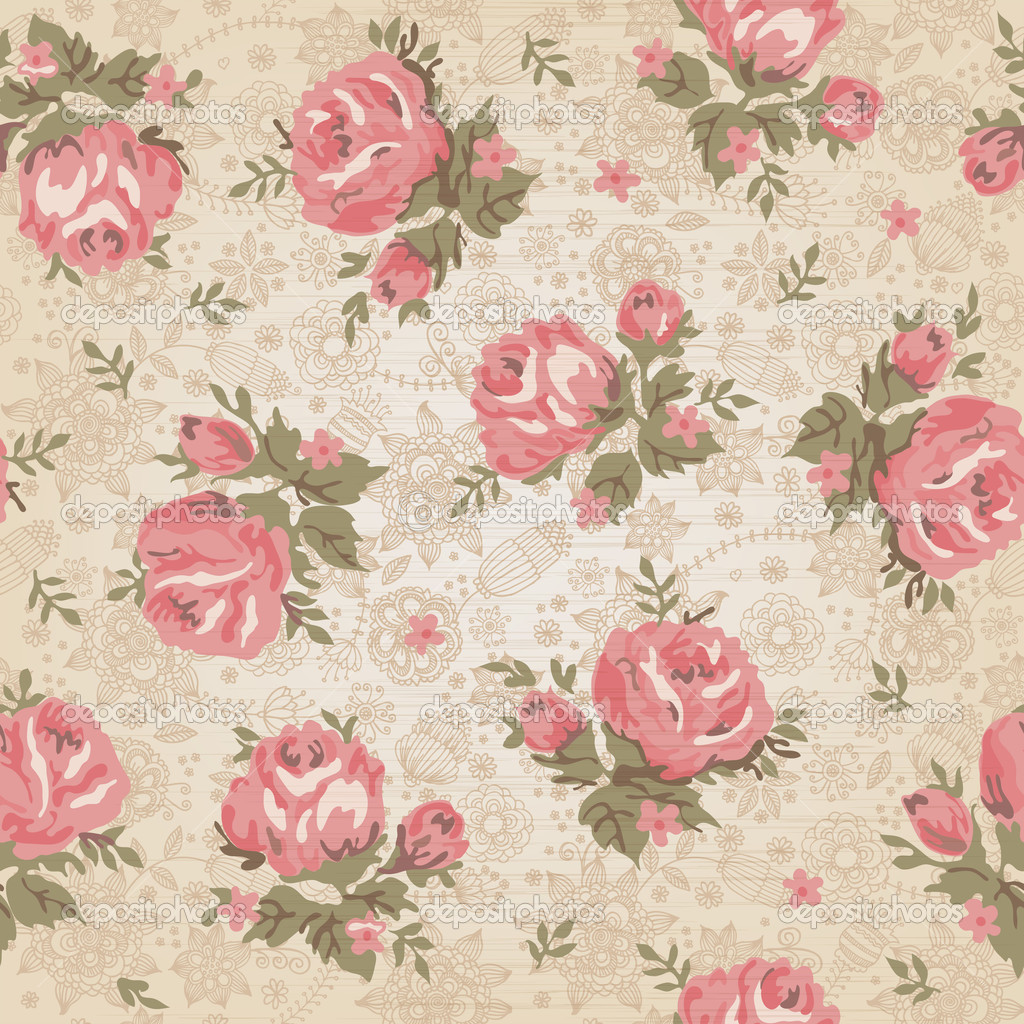 Vintage Floral Seamless Pattern