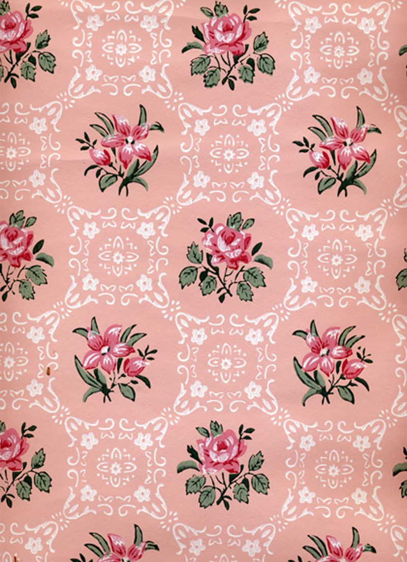 Vintage Rose Floral Pattern