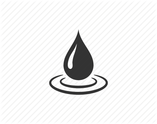 Water Drop Icon Black