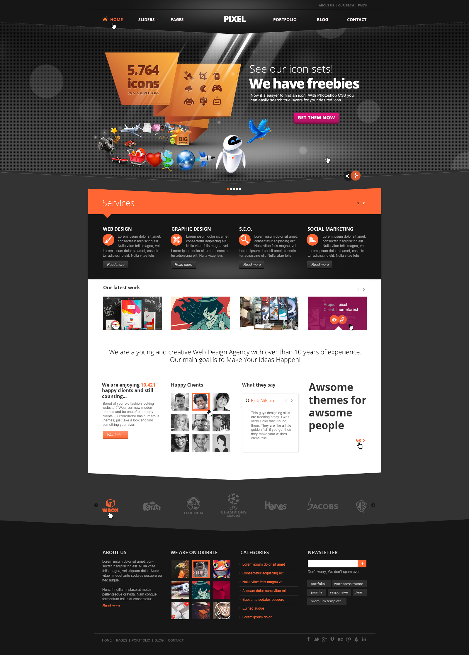 Web Design Studio Website Template