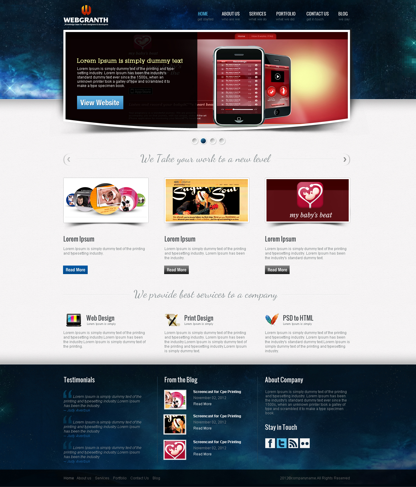 Website Design Templates Free Download