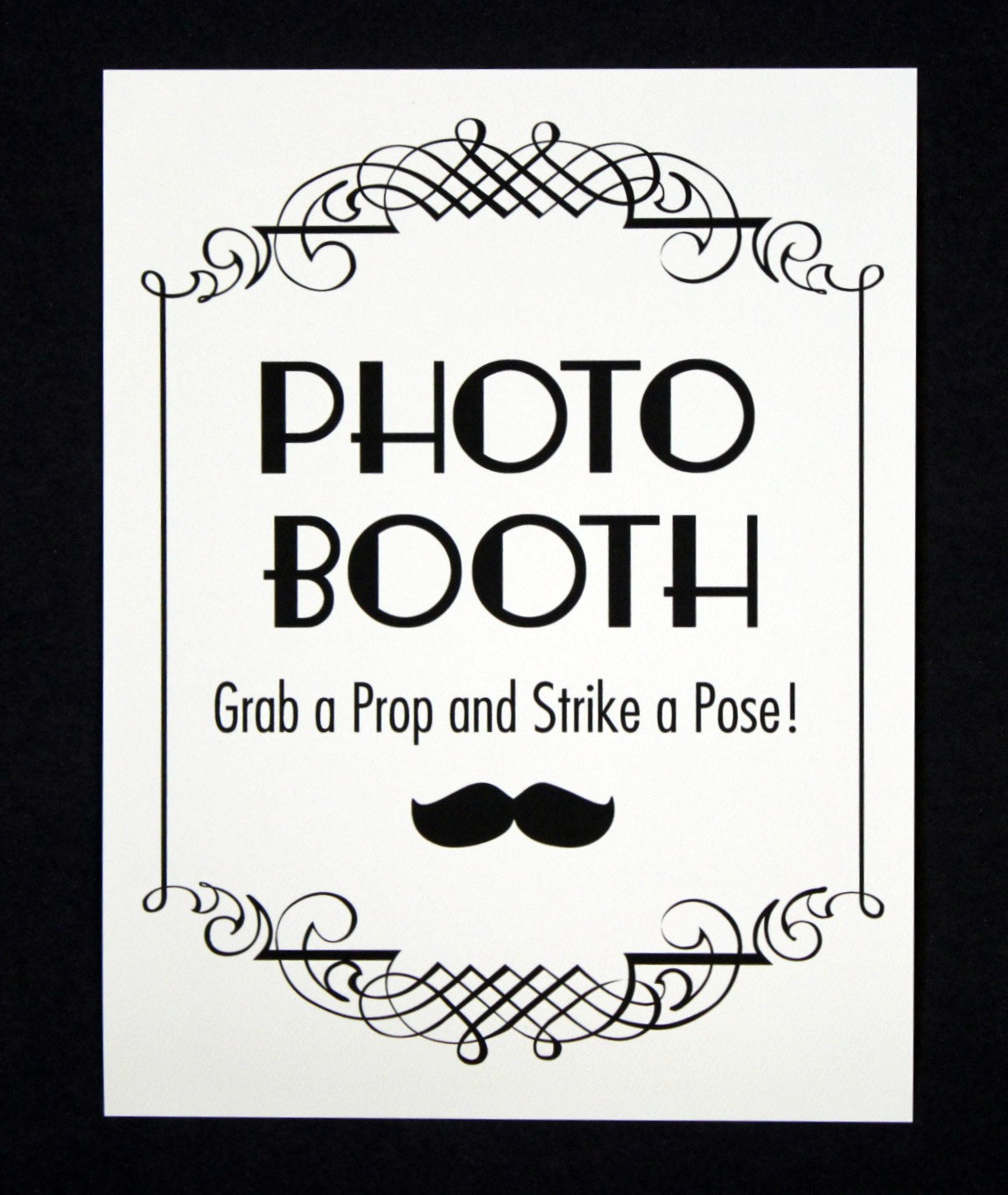 Wedding Photo Booth Prop Signs