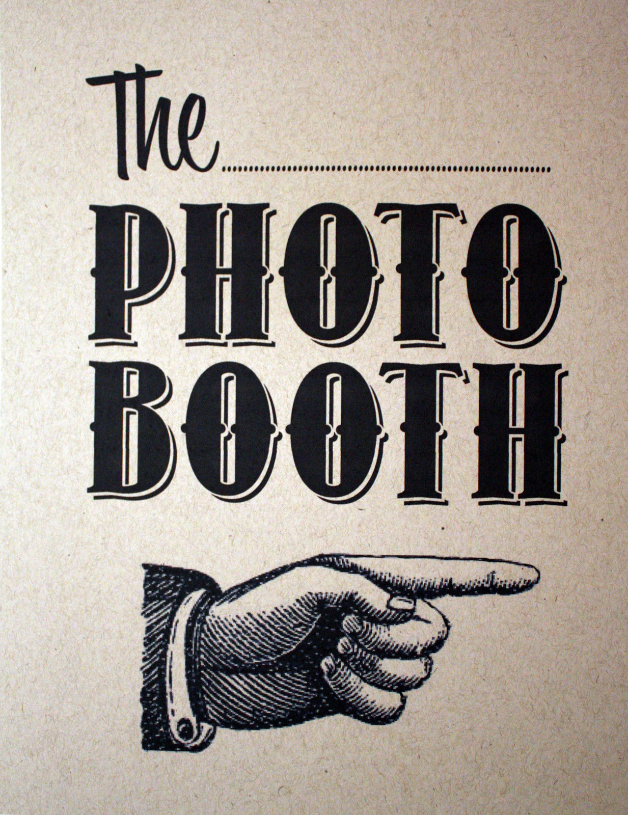 Wedding Photo Booth Prop Signs