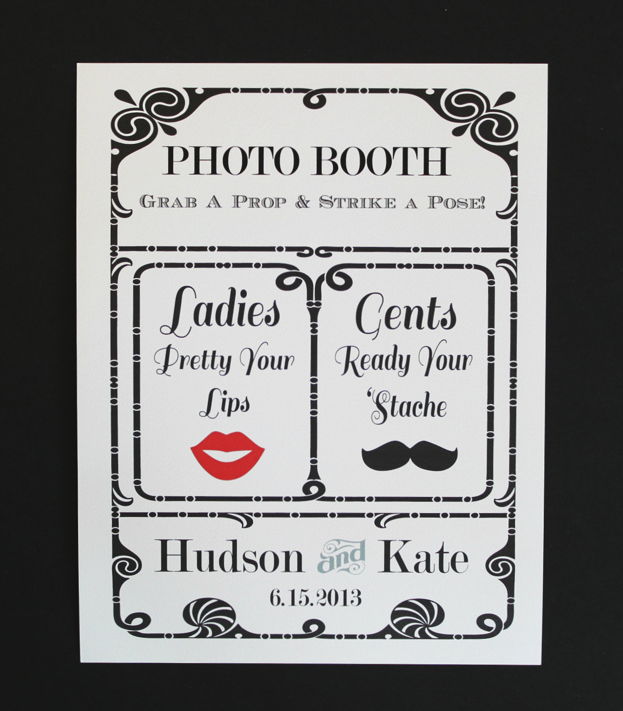 Wedding Photo Booth Prop Signs