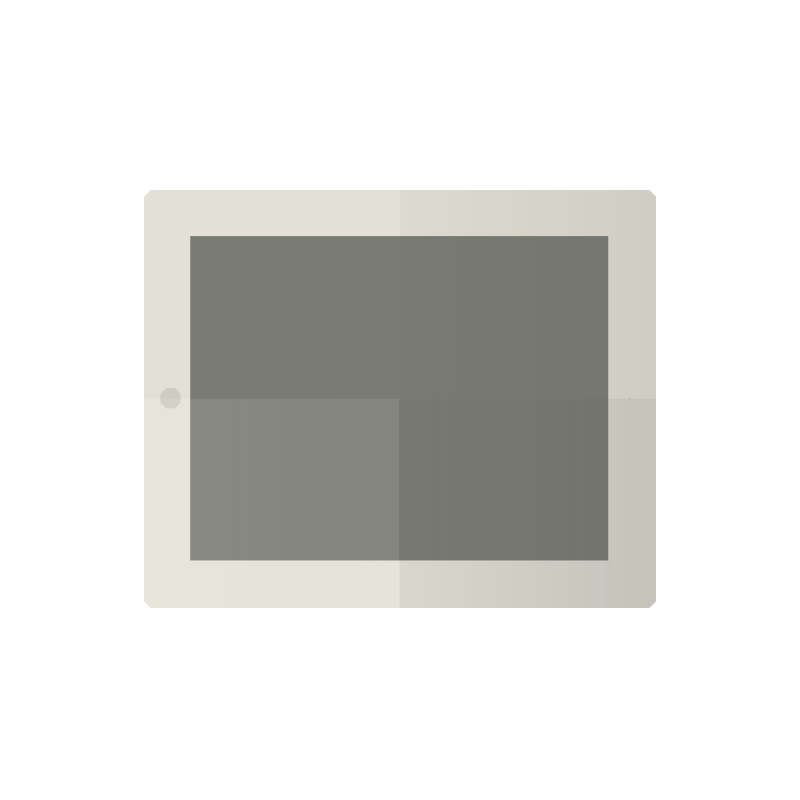 White iPad Icon