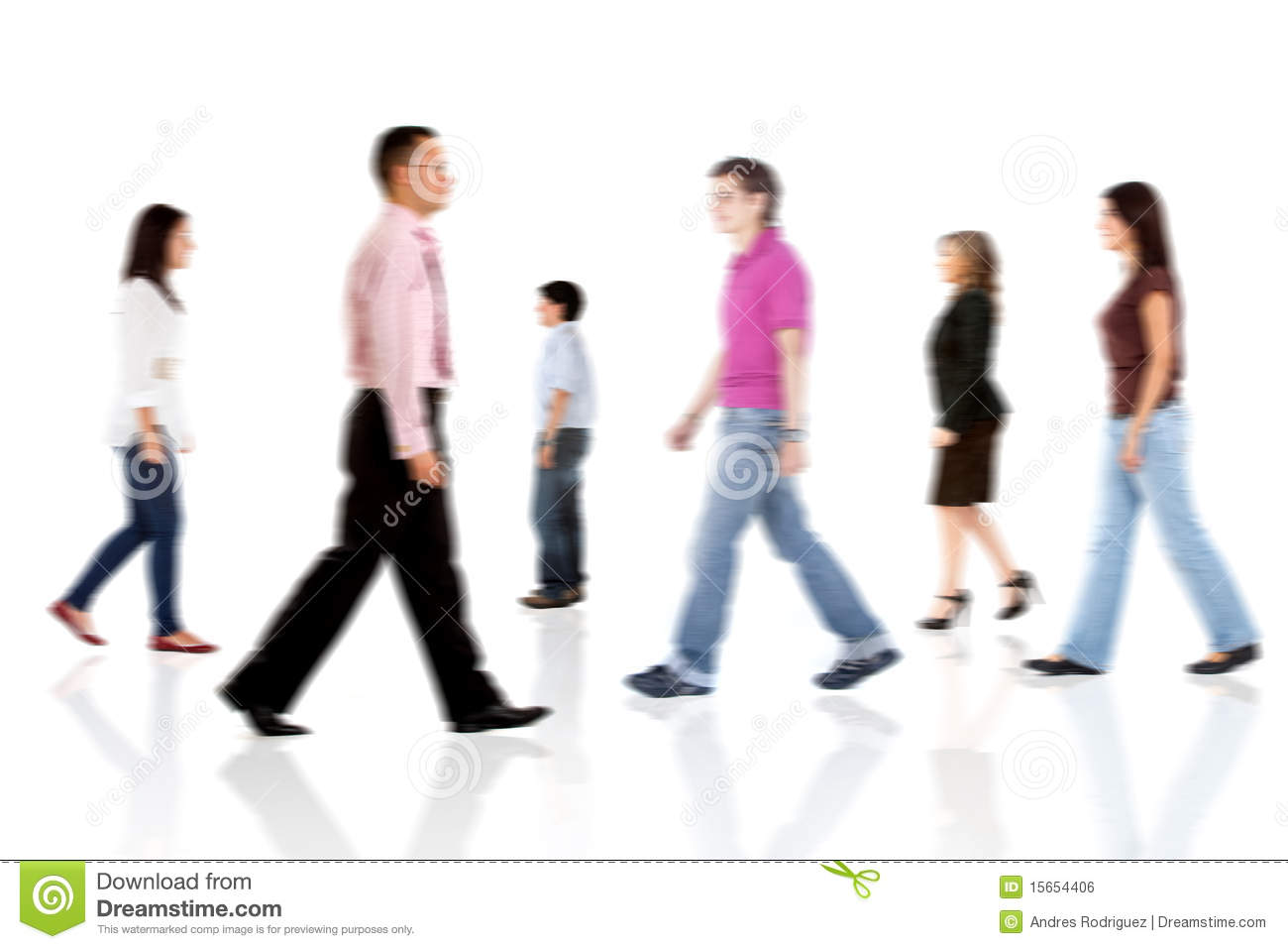 White Person Walking