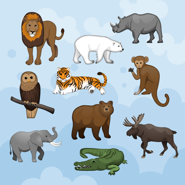 Wild Animal Icons