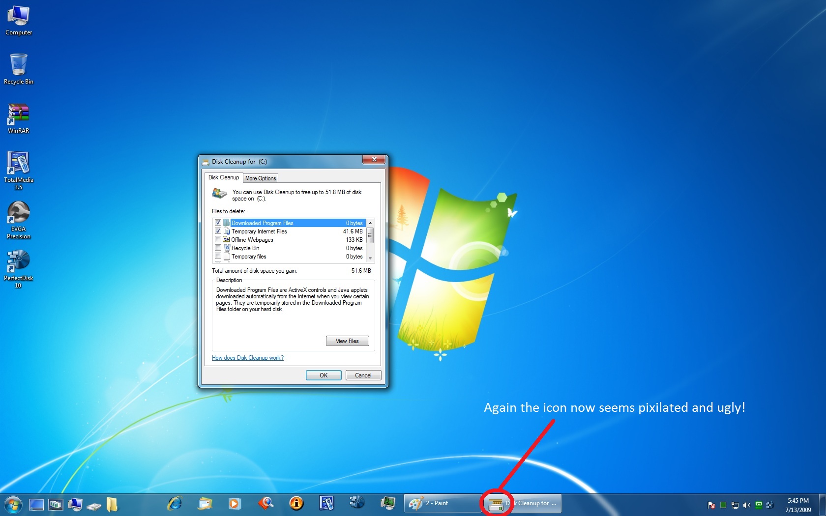 Windows 7 Taskbar Icons Location