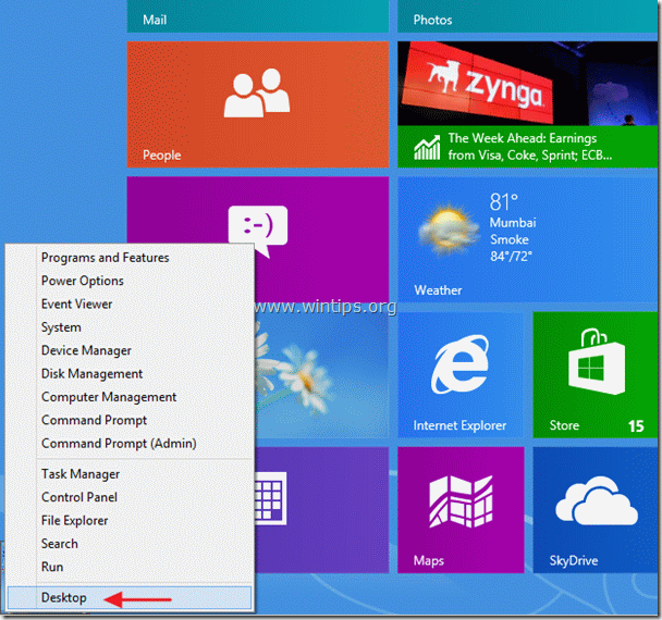 Windows 8 Show Desktop Icon On Taskbar
