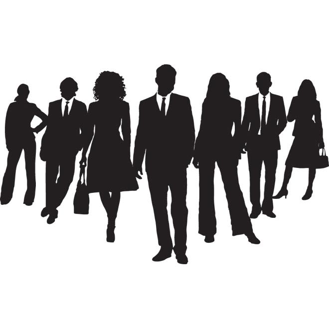 Women Business People Silhouette