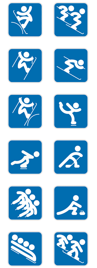 2014 Winter Olympic Icons