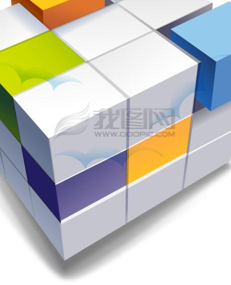3D Rubik's Cube Template