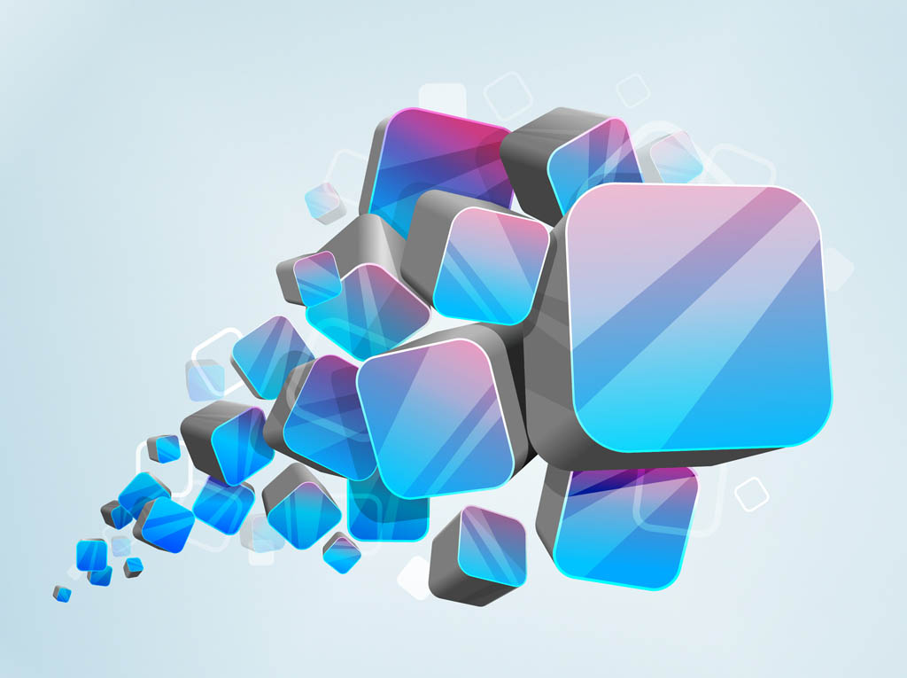 3D Shapes Clip Art Free