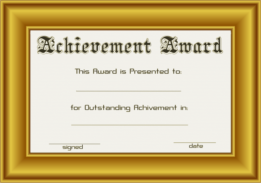 Achievement Award Clip Art