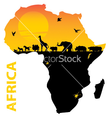Africa Map Vector Free Download