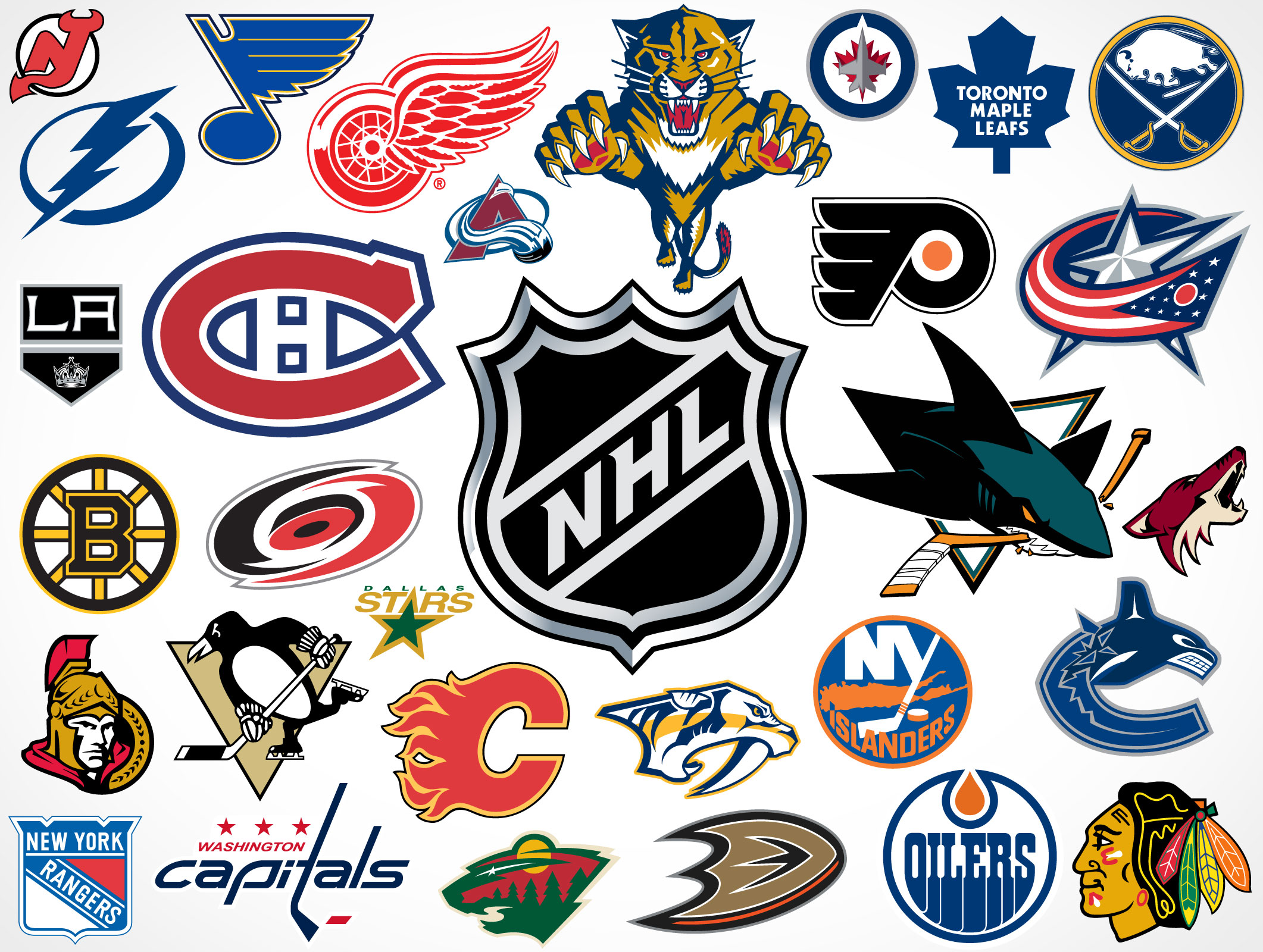 All NHL Hockey Team Logos