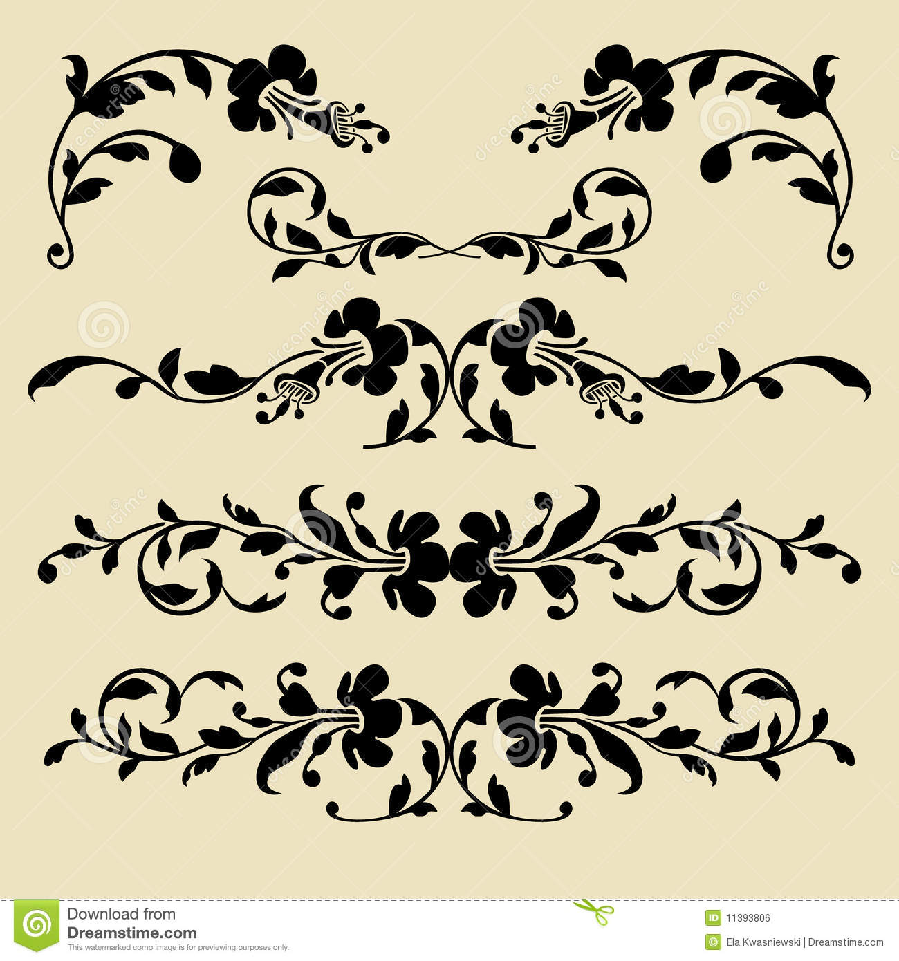 Baroque Border Design