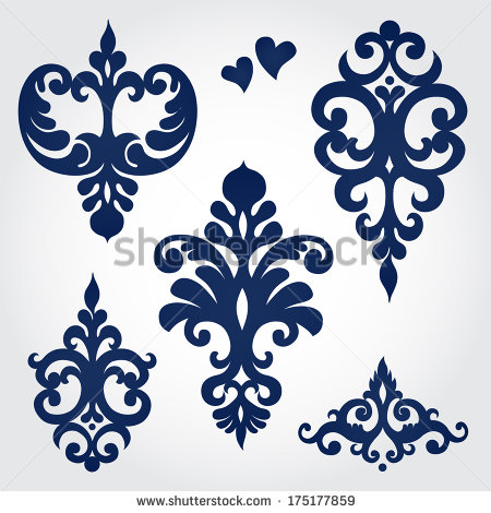 Baroque Motifs Clip Art