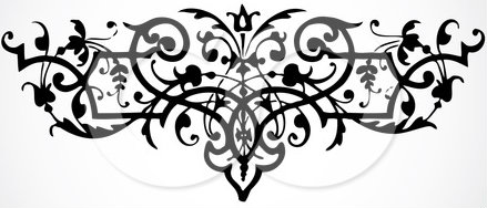 Black and White Elegant Border Designs