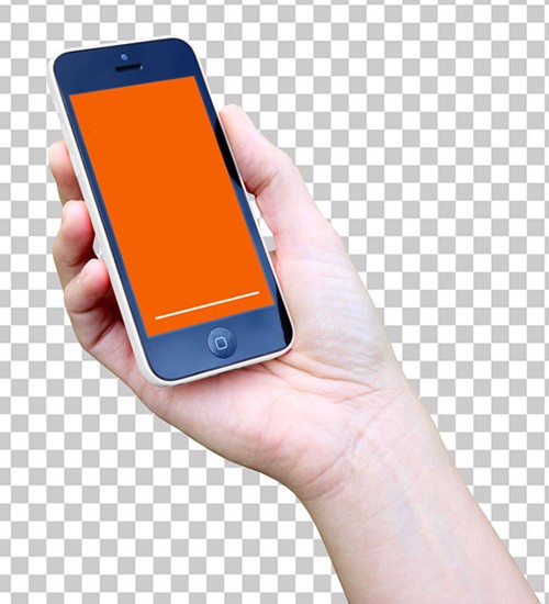 Black Hand Holding iPhone 6 Black Hand Holding iPhone 6