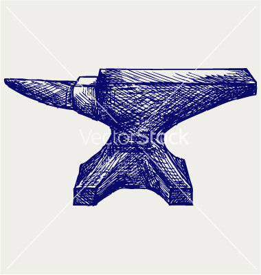 Blacksmith Anvil Vector